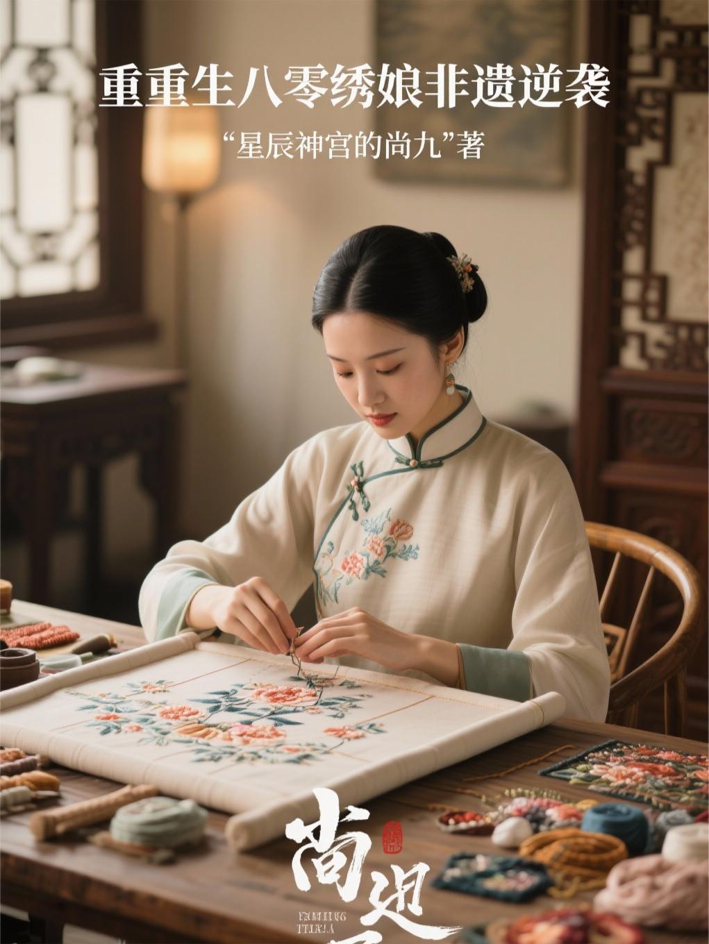 重生八零繡娘非遺逆襲封面