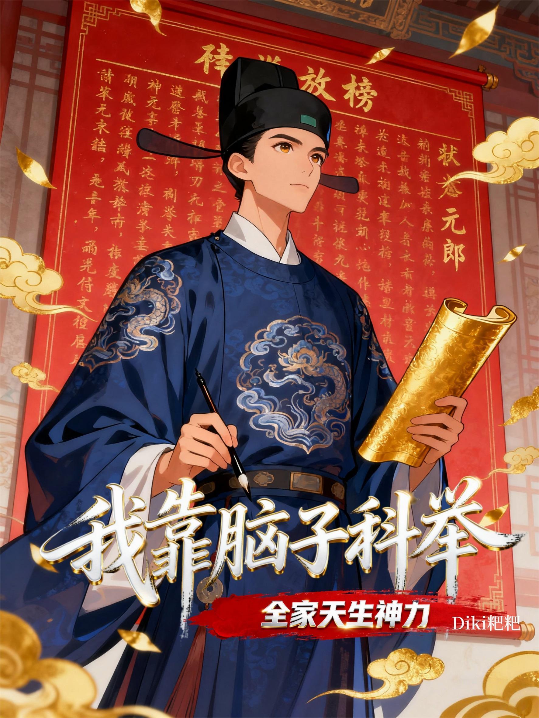 全家天生神力，我靠腦子科舉封面