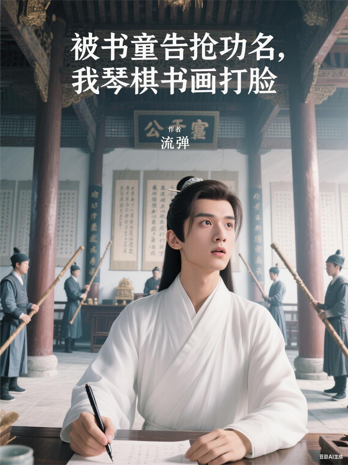 被書童告搶功名，我琴棋書畫打臉封面